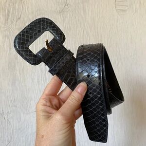 Vintage Snakeskin Belt
